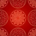 Papel De Parede Adesivo Floral Vermelho 38