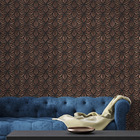 Papel De Parede Adesivo Floral Vinho Efeito 3d Sala Quarto