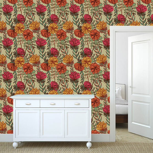 Papel De Parede Adesivo - Flores - 044ppf