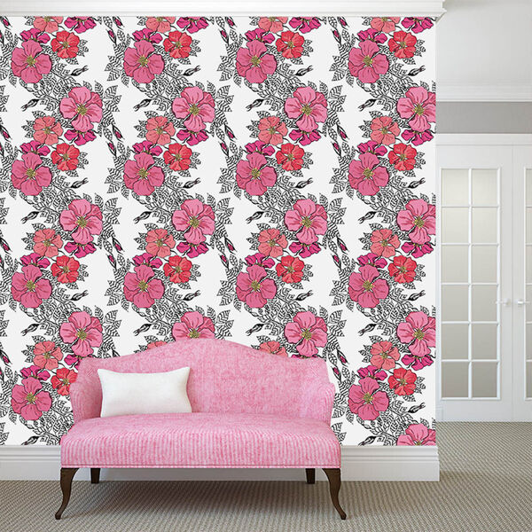 Papel De Parede Adesivo - Flores - 083ppf