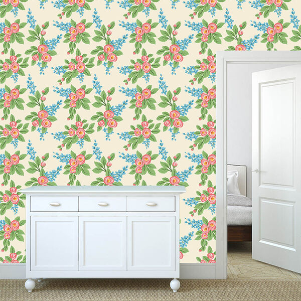 Papel De Parede Adesivo - Flores - 107ppf