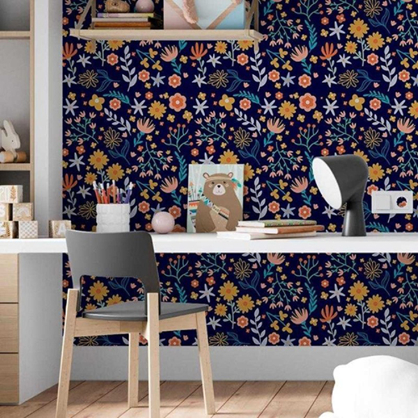 Papel De Parede Adesivo Flores Infantil N06105