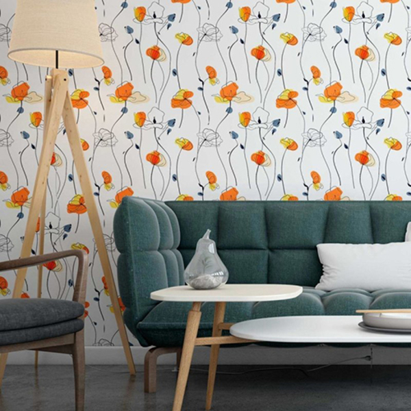 Papel De Parede Adesivo Flores N09071