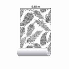 Papel De Parede Adesivo Folha Arabesco N02094 0,48x2,5m