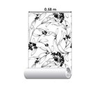 Papel De Parede Adesivo Folha E Flor N012072