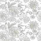 Papel De Parede Adesivo Folha Floral N02106