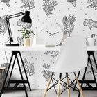 Papel De Parede Adesivo Folha N02143