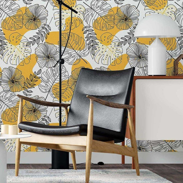 Papel De Parede Adesivo Folha Natureza N02021