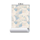 Papel De Parede Adesivo Folhas Abstratas N015054 0,58x3,00m