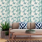 Papel De Parede Adesivo Folhas Aquarela N015107 0,58x3,00m