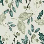 Papel De Parede Adesivo Folhas Delicada N05238