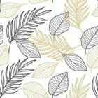 Papel De Parede Adesivo Folhas Delicada N06214