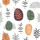 Papel De Parede Adesivo Folhas N012086