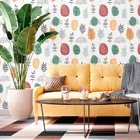 Papel De Parede Adesivo Folhas N012086