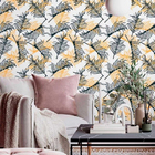 Papel De Parede Adesivo Folhas N013157