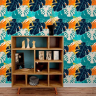Papel De Parede Adesivo Folhas N013241