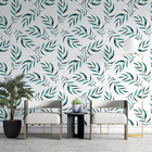 Papel De Parede Adesivo Folhas N02132