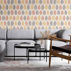 Papel De Parede Adesivo Folhas N09037