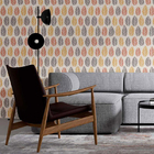 Papel De Parede Adesivo Folhas N09037