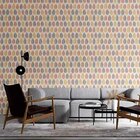 Papel De Parede Adesivo Folhas N09037