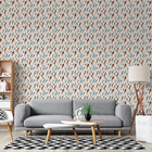 Papel De Parede Adesivo Folhas Penas N05192