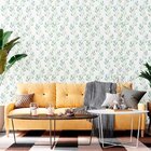 Papel De Parede Adesivo Folhas Verde N012010