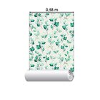 Papel De Parede Adesivo Folhas Verde N012041