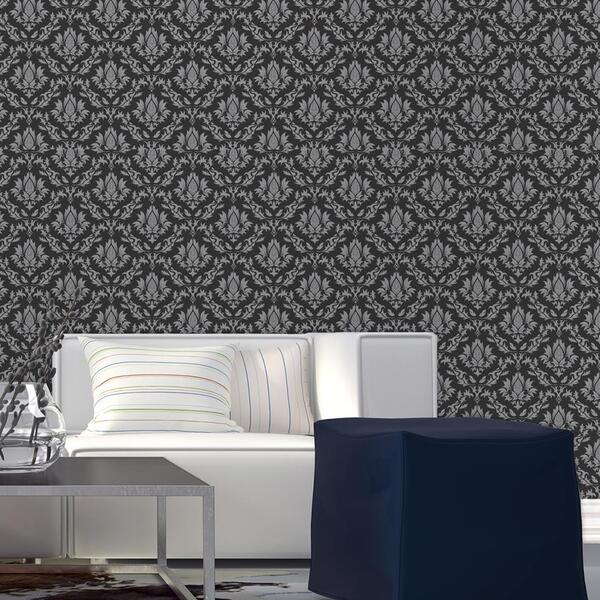 Papel De Parede Adesivo Folhas Verdes N03004 0,48x2,50m