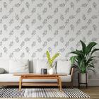 Papel De Parede Adesivo Folhas Verdes N03004 0,48x2,50m