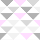 Papel De Parede Adesivo Formas Geométricas Em Tons De Branco