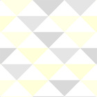 Papel De Parede Adesivo Formas Geométricas Triângulos Em Tons