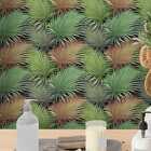 Papel De Parede Adesivo Freudin Tons Verde Lavável 3m