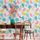 Papel De Parede Adesivo Frutas N012051