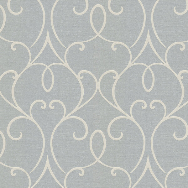 Papel De Parede Adesivo Fundo Simulando Jeans Arabescos Cinza