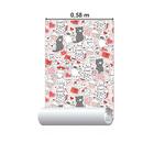 Papel De Parede Adesivo Gatinhos N010110