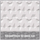 Papel De Parede Adesivo Geométrico 3d Efeito Relevo Cinza 3m