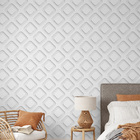 Papel De Parede Adesivo Geométrico 3d Losango Sala Quarto 3m
