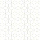 Papel De Parede Adesivo Geométrico 3d N02247 0,48x2,5m