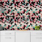 Papel De Parede Adesivo Geométrico 3d N06056