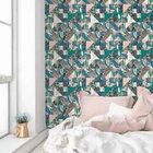 Papel De Parede Adesivo Geométrico 557852020