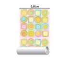 Papel De Parede Adesivo Geométrico 630