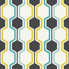 Papel De Parede Adesivo Geométrico Abstrato N02122 R 0,48x2,5m