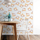 Papel De Parede Adesivo Geométrico Amarelo N06024