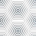 Papel De Parede Adesivo Geométrico Azul N05202