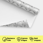 Papel De Parede Adesivo Geométrico Branco Efeito 3d Espiral