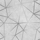 Papel De Parede Adesivo Geométrico Cinza Lavável 3m