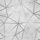 Papel De Parede Adesivo Geométrico Cinza Linhas Vinilico 15m