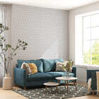 Papel De Parede Adesivo Geométrico Cubo 3d Cinza 2,80m