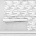 Papel De Parede Adesivo Geométrico Efeito 3d Quarto Sala 3m