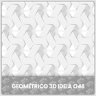 Papel De Parede Adesivo Geométrico Efeito Losango 3d Lavável